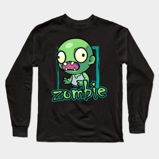 Zombie  kawaii Long Sleeve T-Shirt